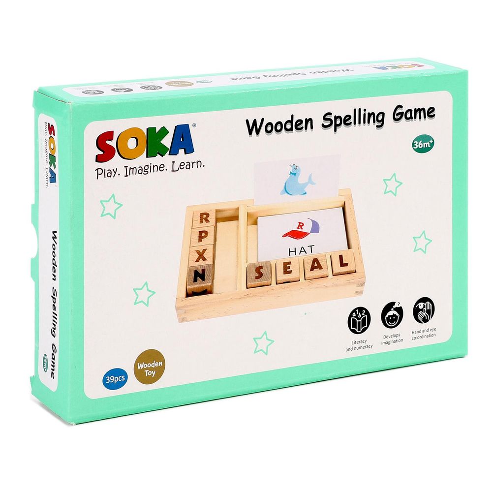 SOKA Wooden Spelling Game 0000274