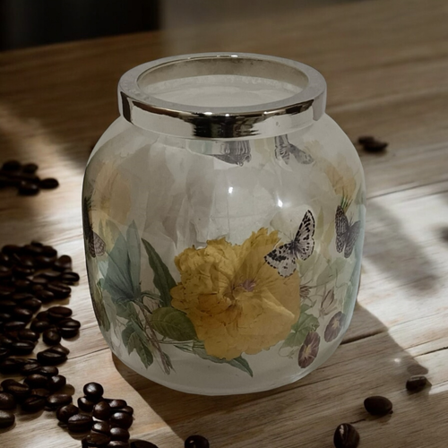 13CM GLASS FLOWER VASE