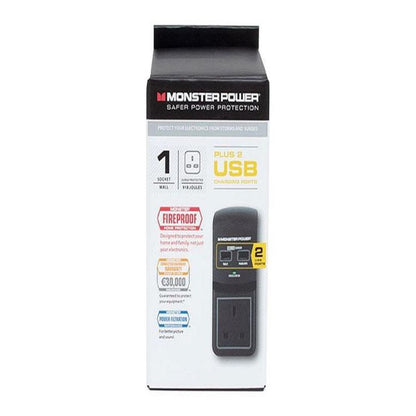 Power Core 100 1 Port USB Surge Protected Socket
