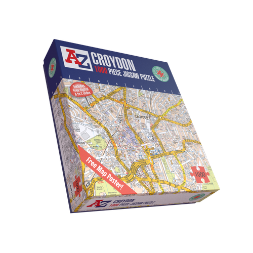 A to Z Map of Croydon 1000 Piece Jigsaw Puzzle