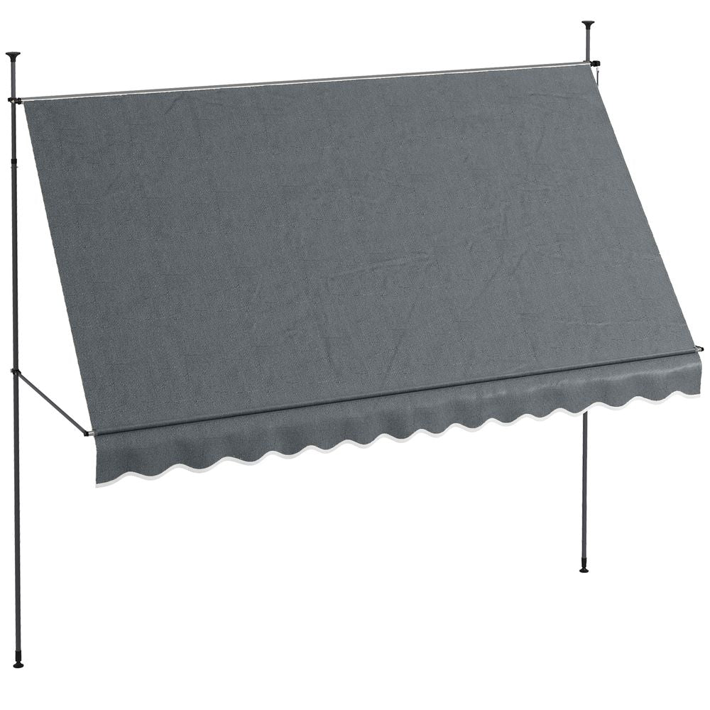 Premium 3.5x1.2m Retractable Awning - Non-Screw Garden Shade for Ultimate Outdoor Comfort