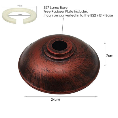 Vintage Retro Pendant Shade Metal Lampshade Bedroom Kitchen Vintage Light Style