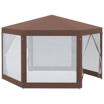 Hexagonal Garden Gazebo Party Tent Patio Marquee Canopy