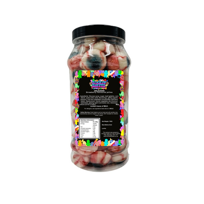Jelly Eyeballs Sweets Gummy Retro Sweets Gift Jar - 765g