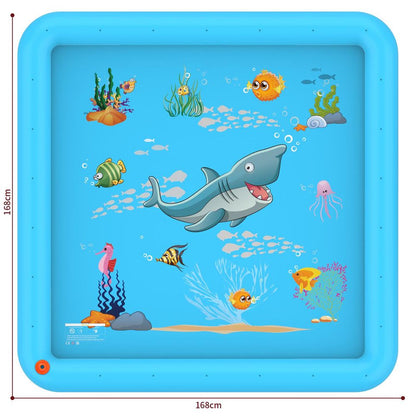SOKA Blue Splash Mat 168cm, Fun Aquatic Play for Kids - Sandpit, Ball Pit, Pool