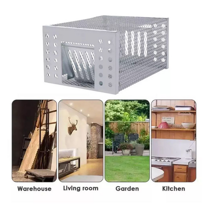 Rat Mice Mouse Traps Cage Catcher Humane Large Pest Rodent Mousetrap Resuable