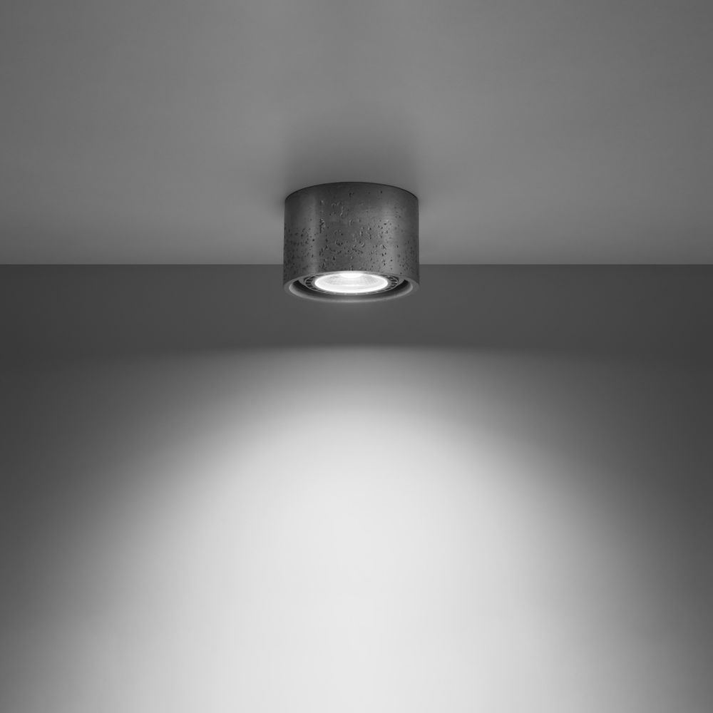 Industrial Concrete Ceiling Lamp - High-Quality and Stylish GU10 Design