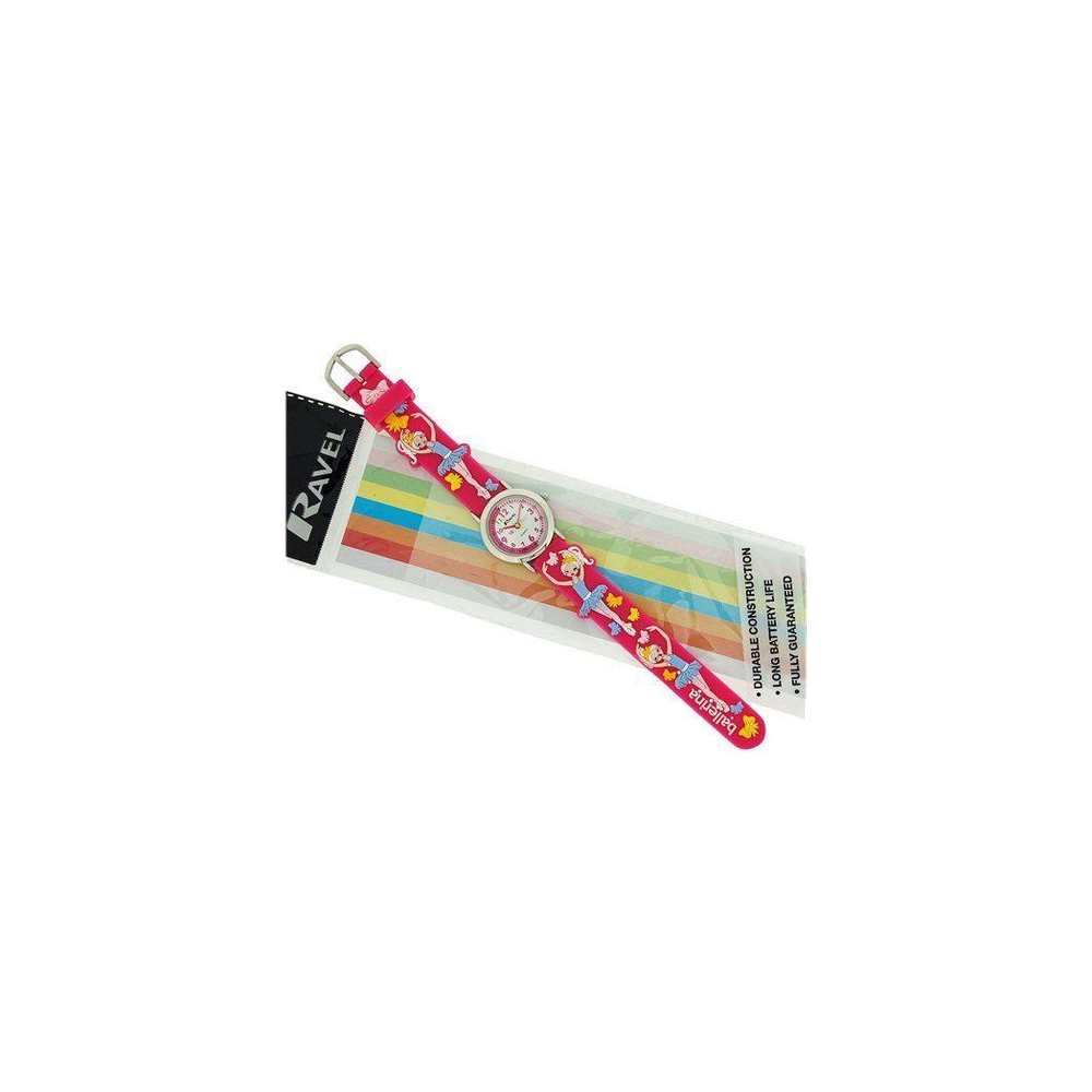 Ravel Children Girls 3D Cartoon Time Teacher Watch Ballerina R1513.73