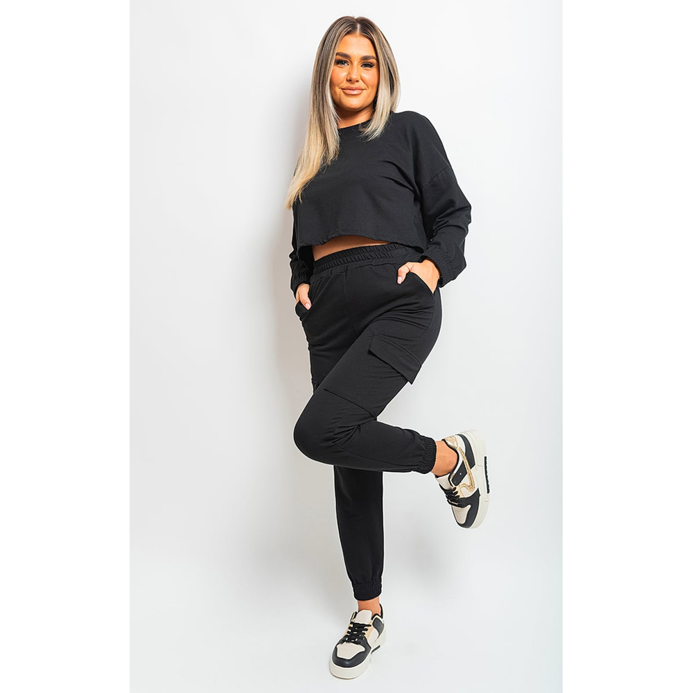 Crop Top & Cargo Joggers Co-ordinates - Trendy, Versatile, & Stylish Sets for Fashion-Forward Individuals