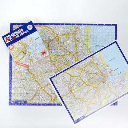 A to Z Map of Aberdeen 1000 Piece Jigsaw Puzzle