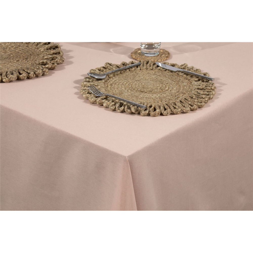 Premium Avon 100% Cotton 240x140cm Blush Tablecloth: High-Quality, Professional Seller