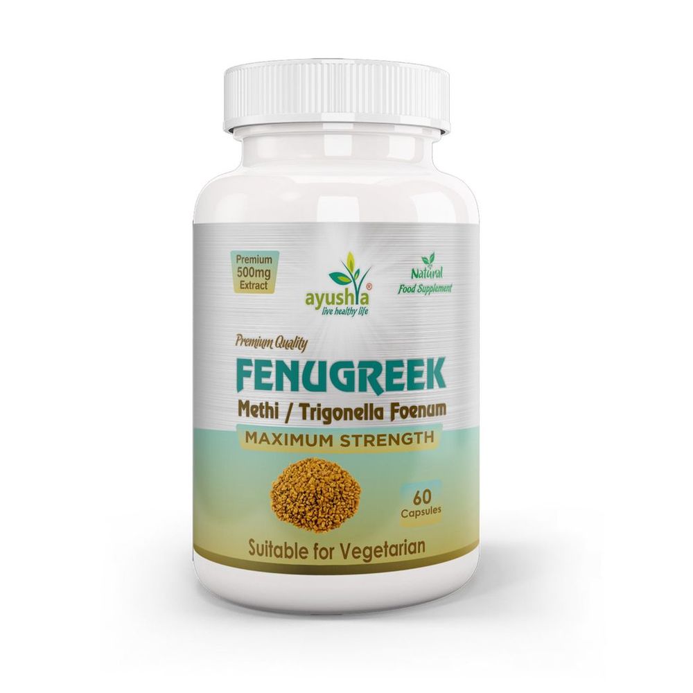 Fenugreek Capsule - High-Quality, Ancient Herbal Supplement for Health Benefits - Boost Immunity, Improve Digestion & More