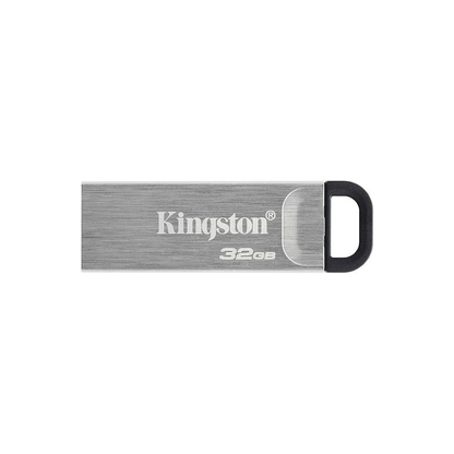 Kingston DataTraveler Kyson USB 3.2 Gen 1 Flash Drive 32GB - Stylish Capless Metal Case