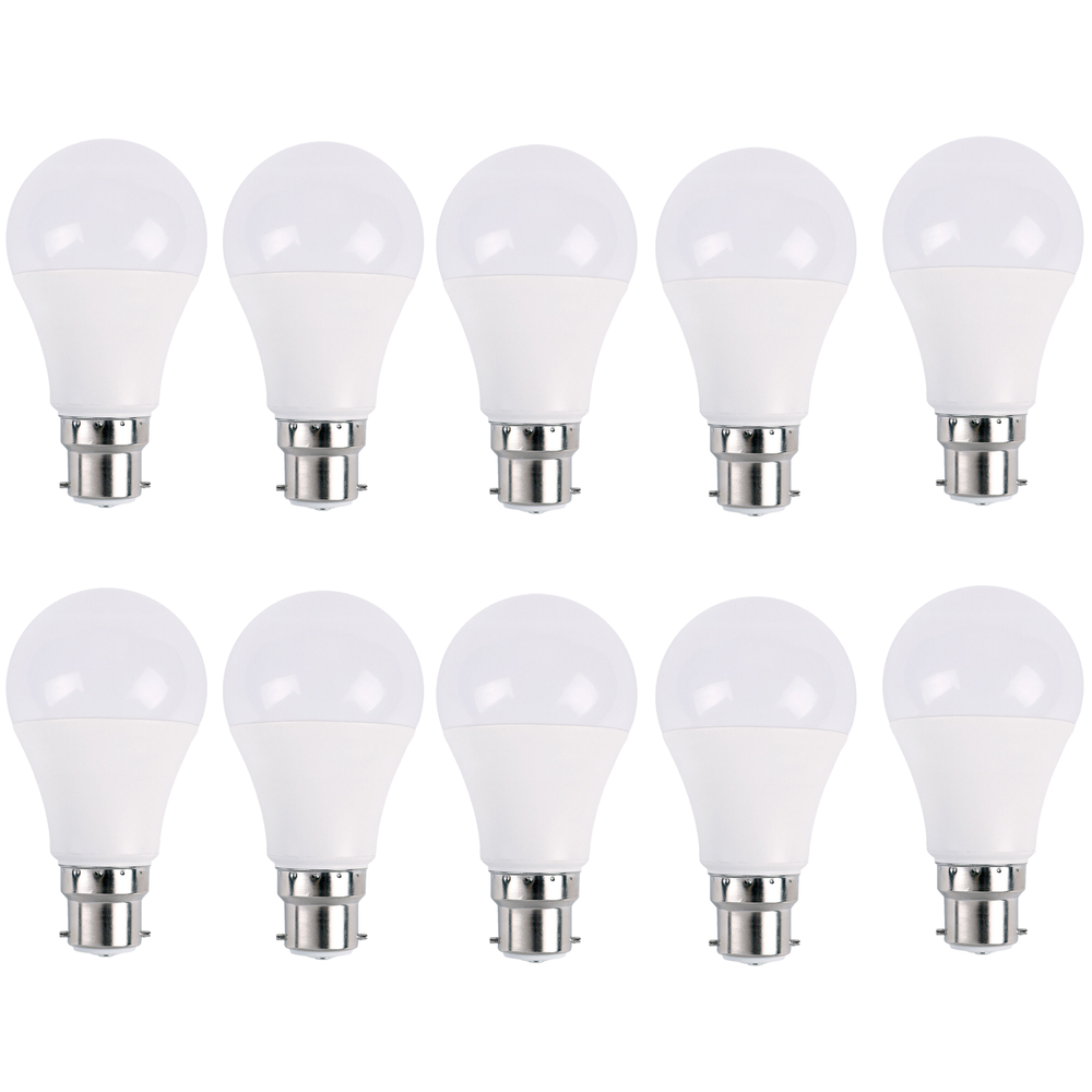 5W B22 Screw  LED Light GLS bulbs, Energy Saving Edison  Cool White 6000K non dimmable lights