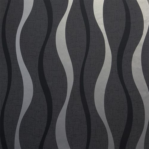 Ribbon Geo Black sw12 wallpaper