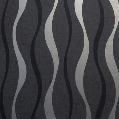 Ribbon Geo Black sw12 wallpaper