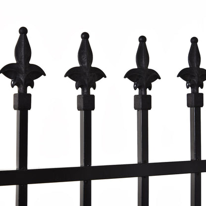 Durable Black Steel Frame Garden Arch w/ 2-Seater Bench - Perfect for Climbing Plants & Relaxing