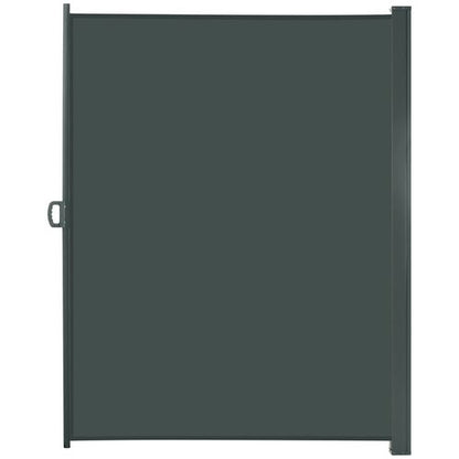 3x2M Retractable Side Awning Screen Fence Patio Privacy Divider Grey