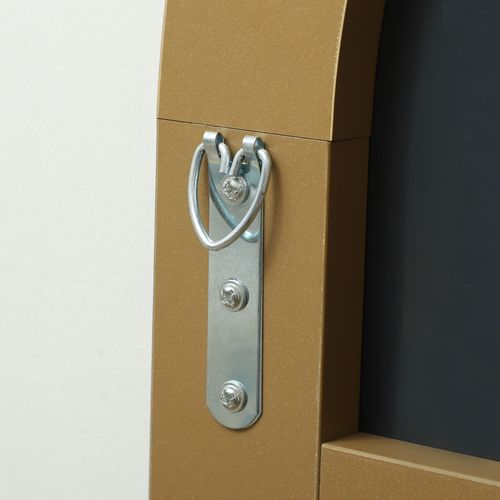 Homcom Floor Mirror Wall Mount Leaning Standing Mirror 50 x 150cm Gold Tone