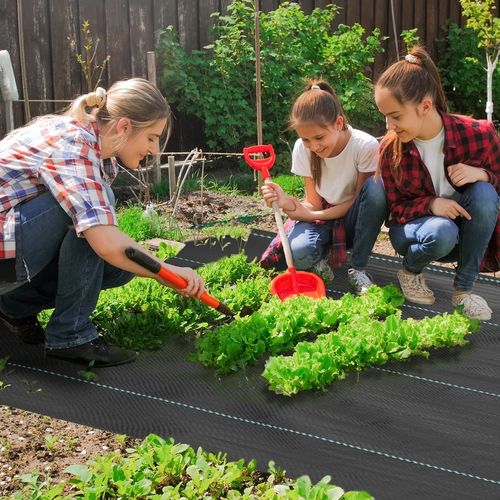 Outsunny 2m x 90m Weed Control Membrane, Heavy Duty Weed Barrier Fabric