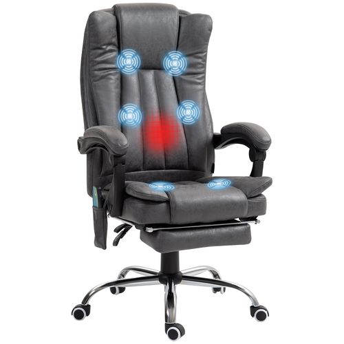 Vinsetto High Back Office Chair with Vibration Massage and Heat