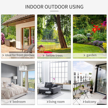 Premium Cotton Rope Swing Hammock Chair - Dark Grey