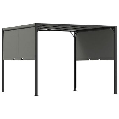 Outsunny 3 x 3(m) Pergola Metal Gazebo Outdoor Sun Shade Shelter Canopy