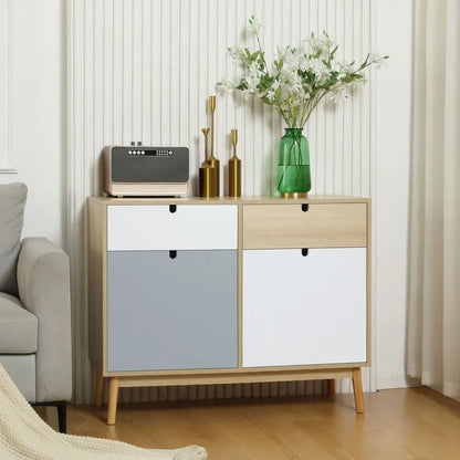 Sideboard Storage Cabinet Kitchen Cupboard with Drawers for Bedroom, Living Room