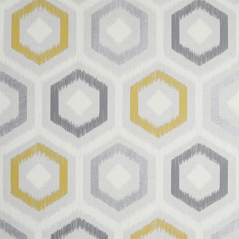 Premium Ikat Geo Ochre & Grey Pillow - High-Quality & Stylish Design!