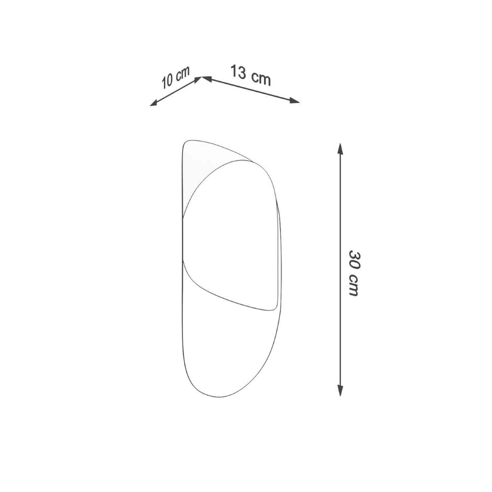 Modern Steel Tear Wall Lamp | G9 Bulb | Industrial Loft Style | Scandinavian Decor