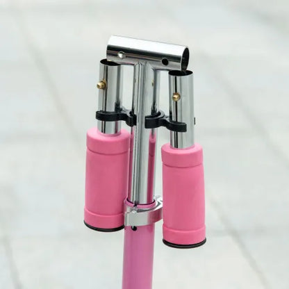 HOMCOM Kids Scooter with Lights, Music, Adjustable Height, Foldable Frame, LED Wheels, for Ages 3-7 Years