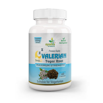 Premium Valerian Root Capsules - High-Quality, Ayurvedic Herb for Relaxation and Sleep - Trusted Seller