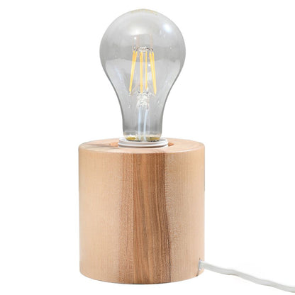Premium Wooden Desk Lamp - Salgado Scandinavian Design - E27