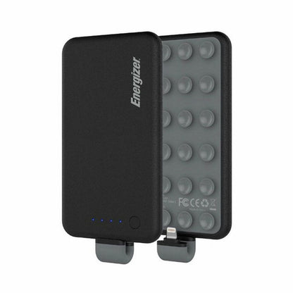 Energizer 4000mAh Power Bank - Black. Fast Charging. Compact Size. Attachable & Portable.