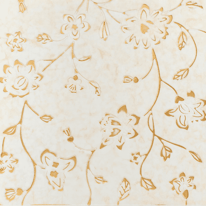 Gold Flowers: Decorative Ceiling & Wall Panels - 2m2 (21.52 sqft) - 8 Panels