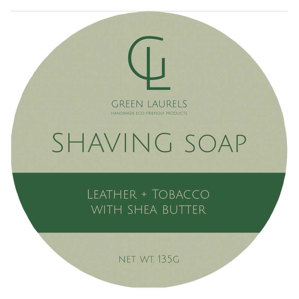Premium Shaving Soap - Eucalyptus, Tea Tree, Peppermint, Leather, Tobacco, Lemongrass, Lime, Cedar & Pine Scents - Long-lasting & Moisturizing - 135G Tin