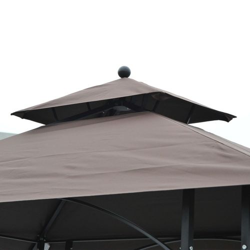 2.5x1.5m BBQ Tent Canopy Patio Outdoor Awning Gazebo Party Sun Shelter