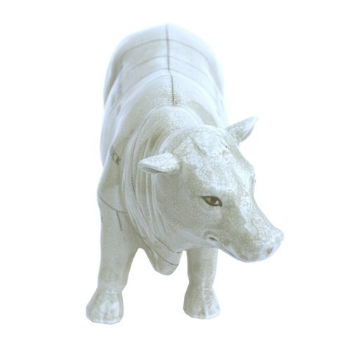 Ceramic Cow Ornament 29cm Fun Home Decor Sculpture Figure