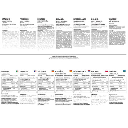 Vegan Evening Primrose Oil 2000mg with Vitamin E & B6 – 60 Vegan Softgels| Pure Cold Pressed I 180mg GLA per Capsule I Women's Health I Premium Quality I by Prowise Healthcare