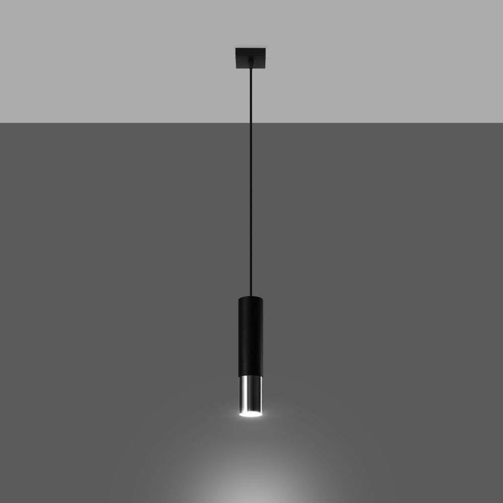 Pendant lamp steel Loopez modern Design GU10