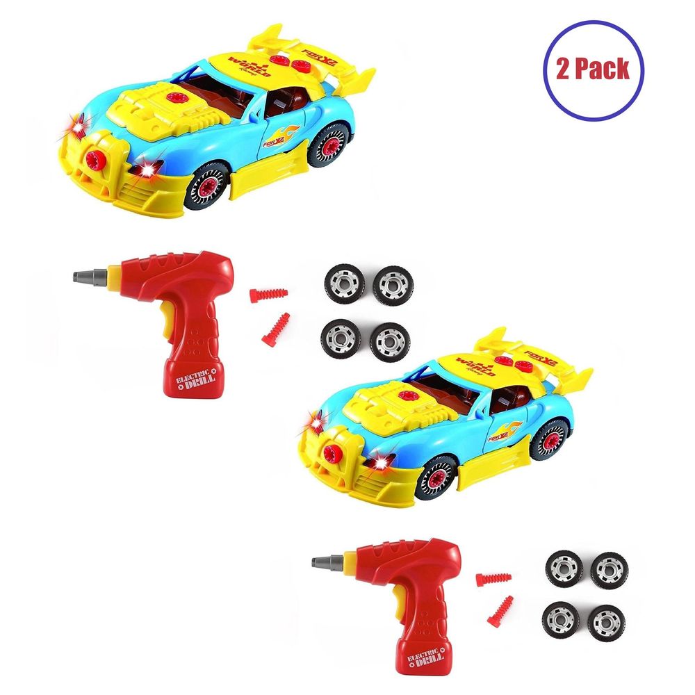 SOKA 30PC TAKE-A-PART CAR 0007619 x 2 - Dismantle, Rebuild, STEM Toy, Realistic Design, Learn While Playing, Certified Quality