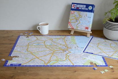 A to Z Map of Aberdeen 1000 Piece Jigsaw Puzzle