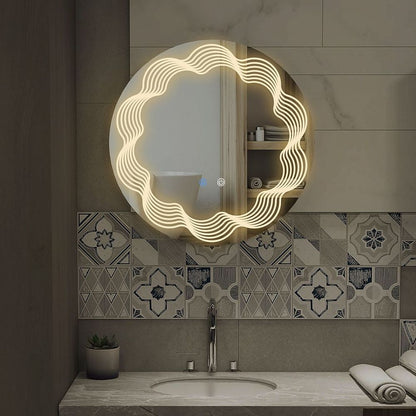 Sleek 70cm LED Dimming Bathroom Mirror: Smart Touch, Anti-Fog. Upgrade Your Routine & Elevate Your Space!