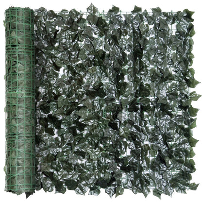 Outsunny Artificial Leaf Screen Panel - Dark Green