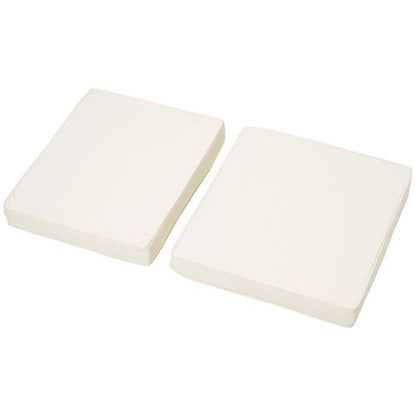 Outdoor Seat and Back Cushion Set Replacement Cushions, Cream White