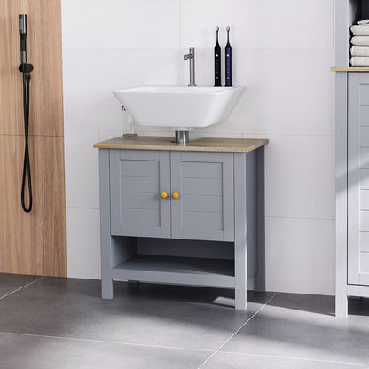 Elegant and Efficient Bathroom Under Sink Cabinet with Storage - Fits 60cm Basin