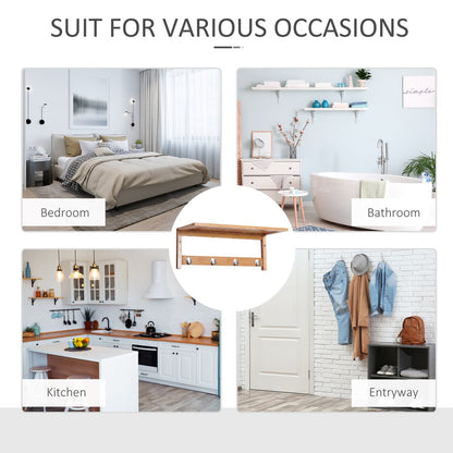 Wall Clothes Rack, 50Lx17Wx20H cm