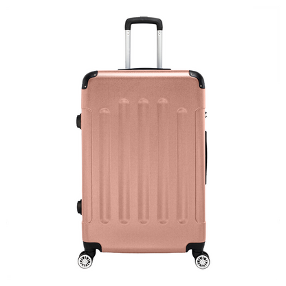 3 Pcs Suitcase Lightweight ABS Carry-on Hand Luggage 4 Spinner Wheels Trolley Case