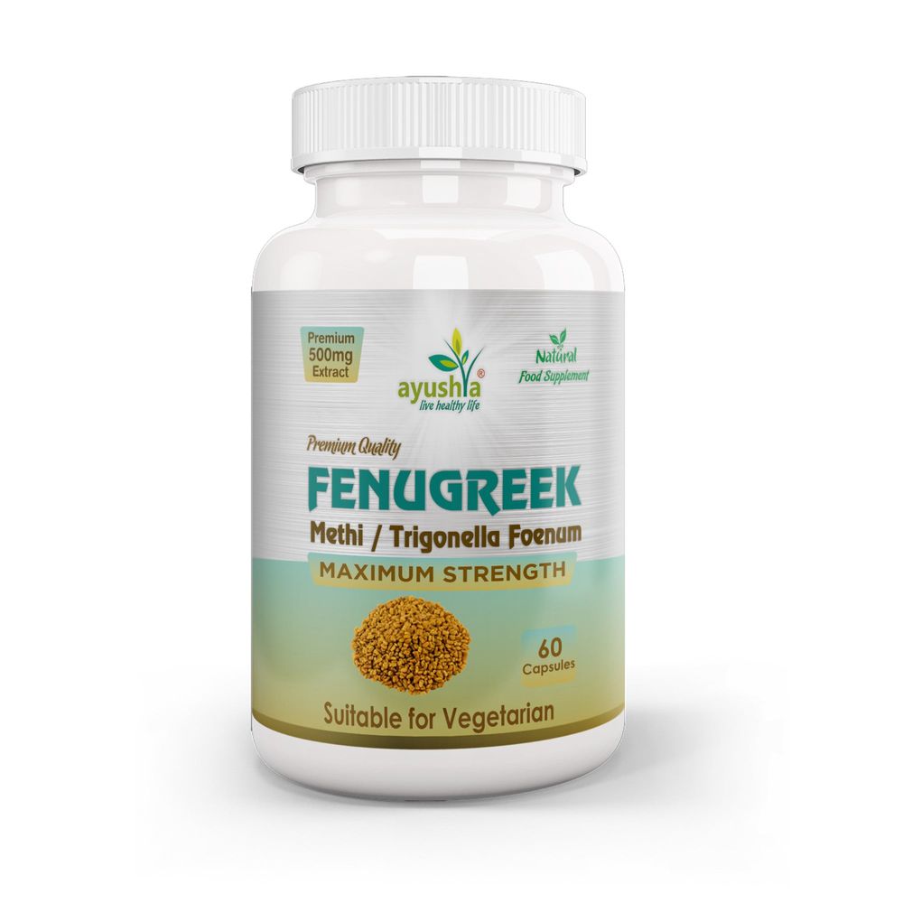 Fenugreek Capsule - High-Quality, Ancient Herbal Supplement for Health Benefits - Boost Immunity, Improve Digestion & More