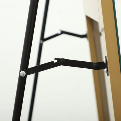 Homcom Floor Mirror Wall Mount Leaning Standing Mirror 50 x 150cm Gold Tone